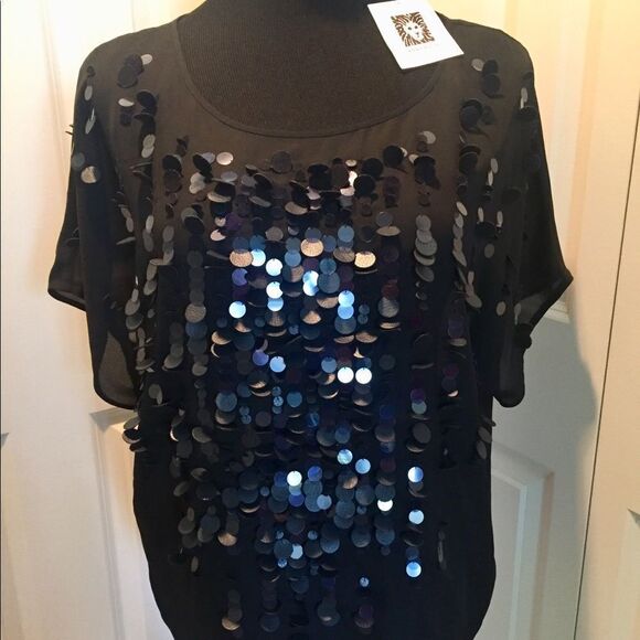 Beautiful fun blouse by Anne Klein size medium - Picture 1 of 3